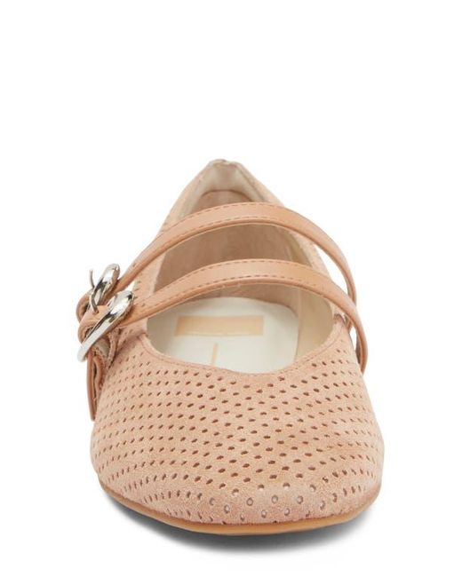 Dolce Vita Natural Alenia Perforated Mary Jane Flat