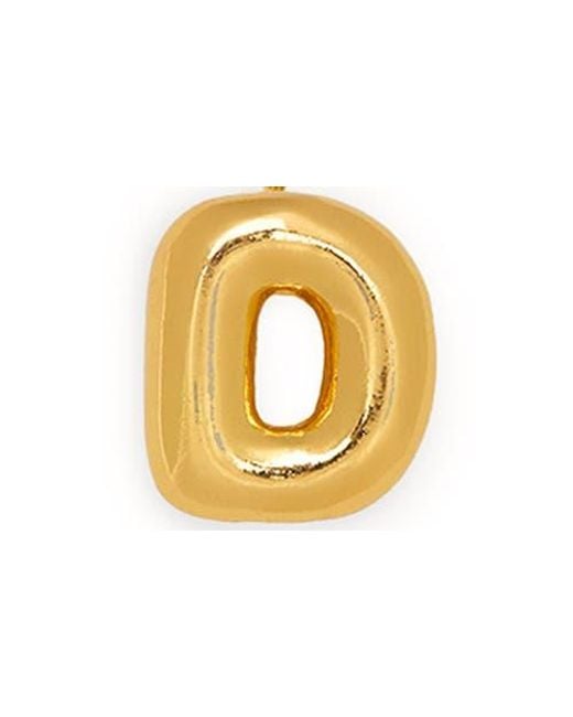 Saachi Metallic Bubble Charm Initial Bracelet