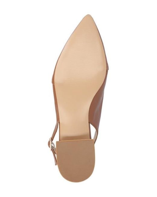 Journee Collection Brown Bertie Slingback Flat