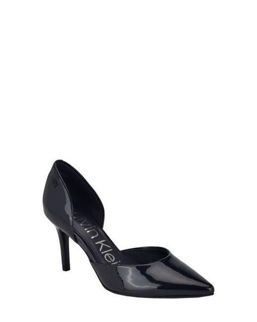 Calvin Klein Black Gloria D'Orsay Pump