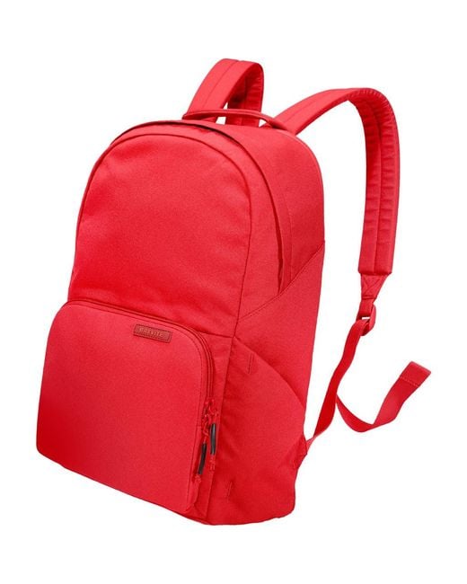 Brevite Red The Water Resistant Backpack