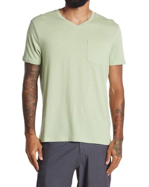 Xray Jeans Green Patch Pocket V-Neck Tee for men