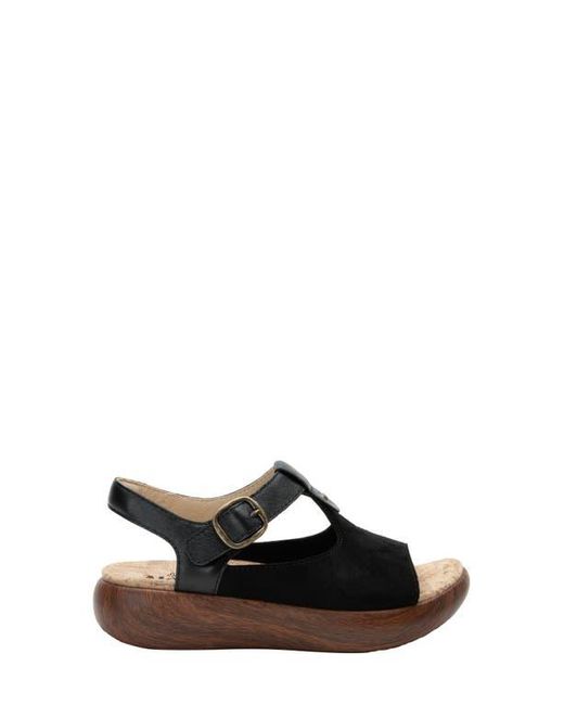 Alegria By Pg Lite Black Betsie Slingback Platform Sandal
