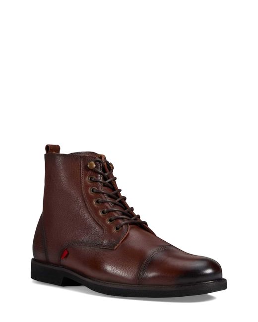 Marc Joseph New York Lincoln Center Cap Toe Combat Boot in Brown for