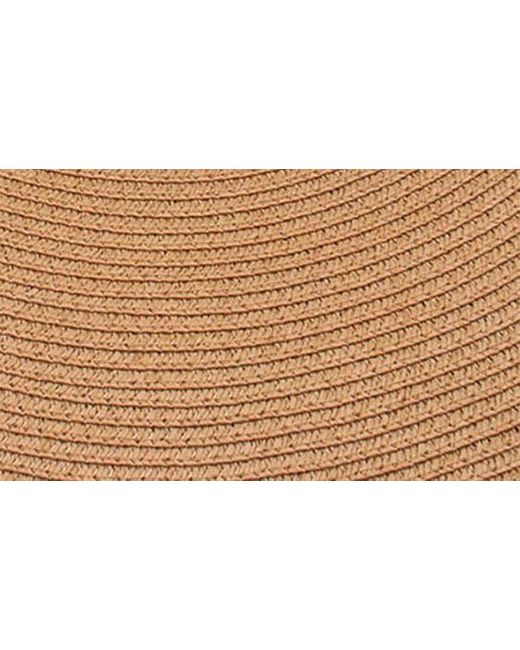 Surell Natural Bow Bell Straw Hat