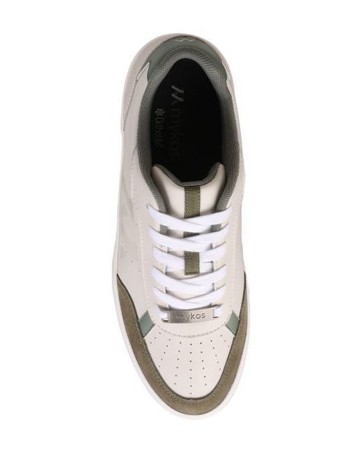 Mykos White Dane Low Top Sneaker for men