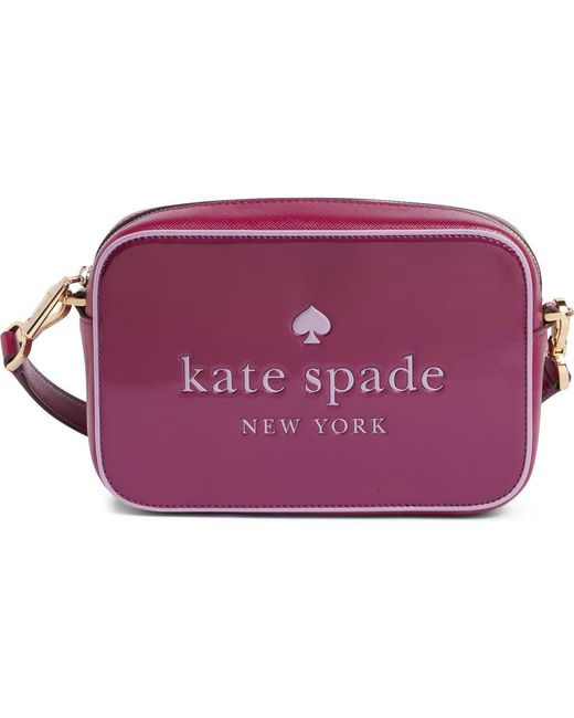 Kate Spade Purple Oh Snap Mini Camera Bag
