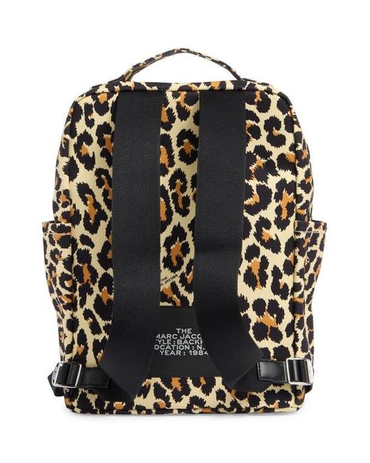 Marc Jacobs The Leopard Print Backpack in Black | Lyst