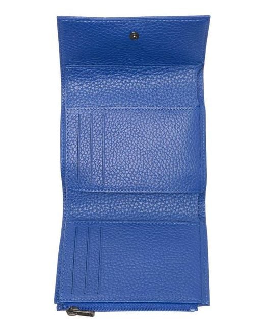 Longchamp Blue Essential Compact Wallet for men