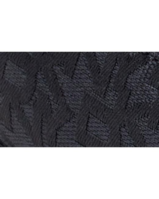 DKNY Black Logo Jacquard Buckle Loafer