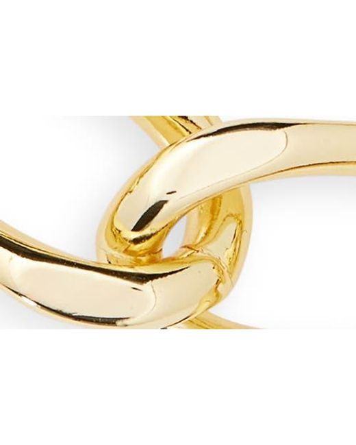 Argento Vivo Metallic Large Oval Chain Link Bracelet