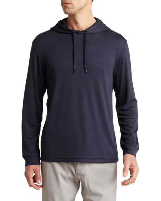 Theory Blue Traer Anemone Hoodie for men
