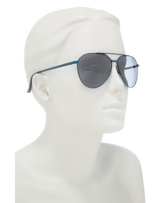 Cole Haan Blue 61Mm Aviator Sunglasses for men