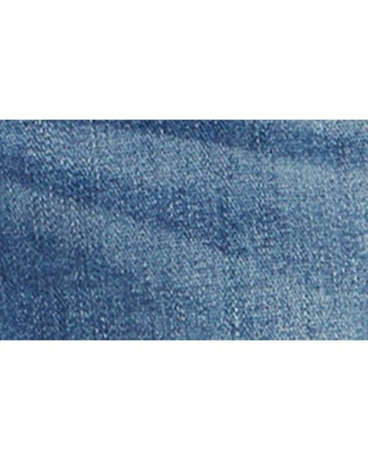 Vigoss Blue Distressed Roll Cuff Denim Bermuda Shorts