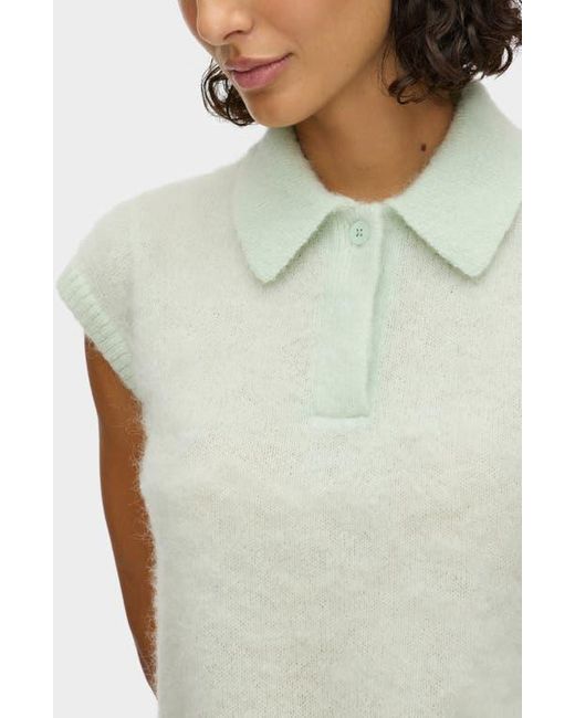 ALIGNE Blue Lexi Polo Sweater