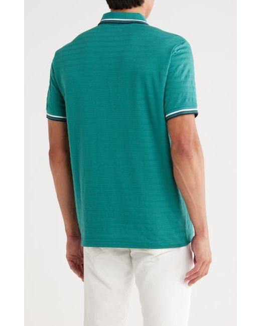 Original Penguin Blue Tipped Slub Polo for men