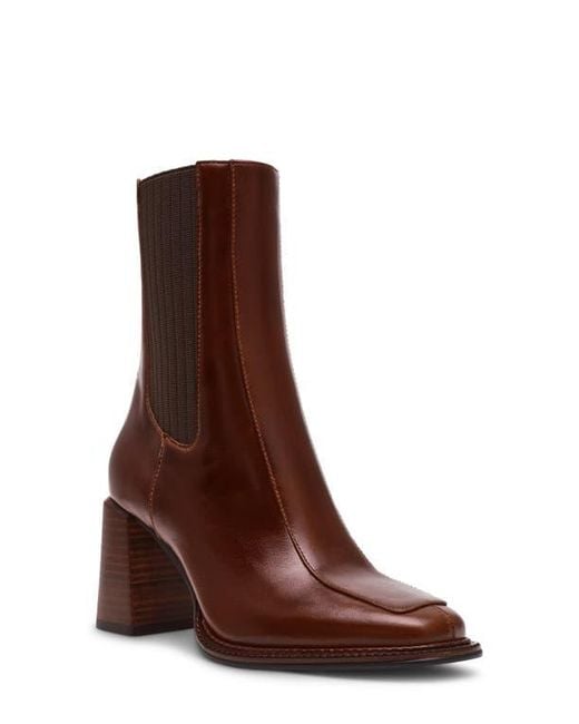 Steve Madden Brown Downtown Bootie