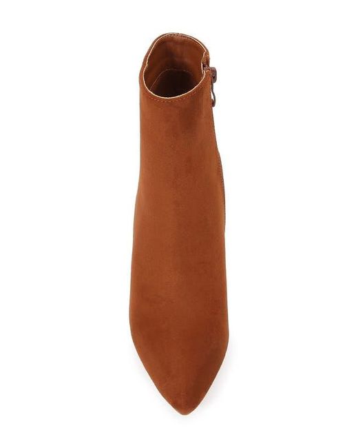 BERNESS Brown Sara Block Heel Bootie