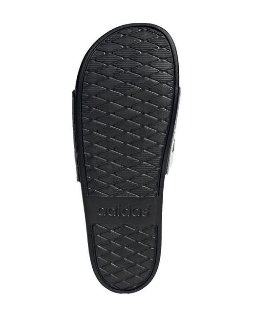 Adidas White Gender Inclusive Adilette Comfort Sport Slide Sandal