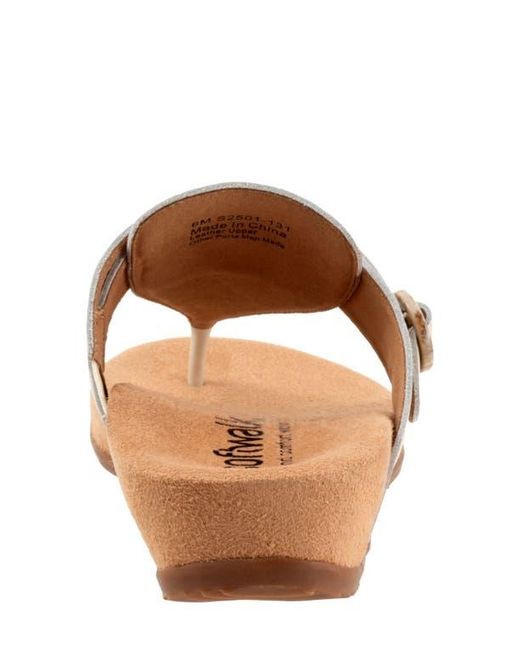 Softwalk® Natural Belize T-Strap Sandal