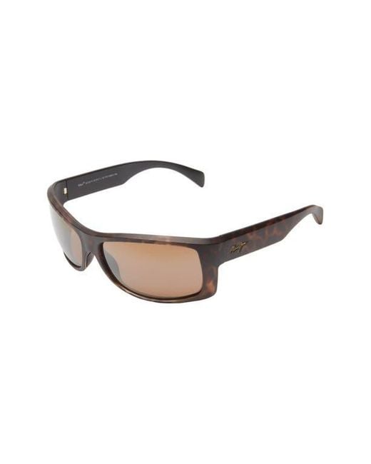 Maui Jim Multicolor 65Mm Polarized Shield Sunglasses for men