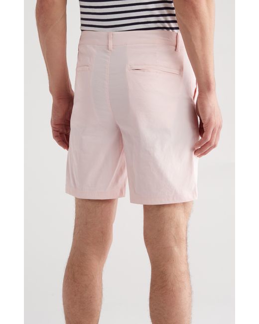 DKNY Pink Tech Chino Shorts for men