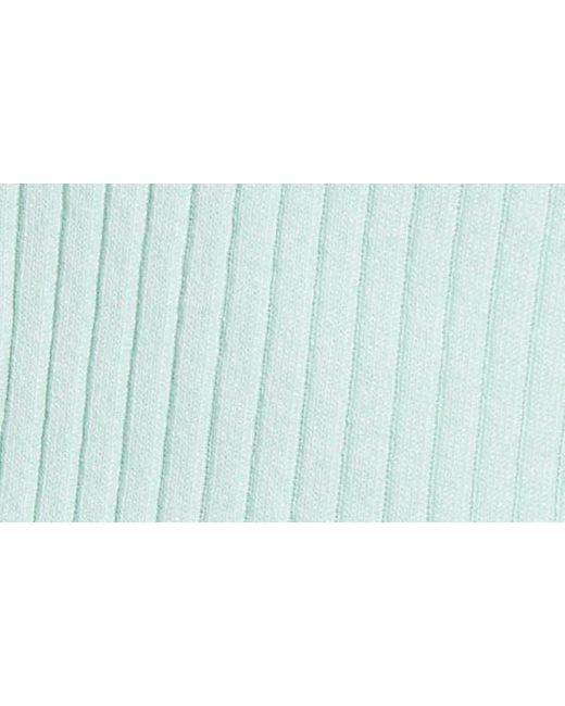 Vero Moda Blue Fibly Recycled Polyester Blend Rib Cardigan