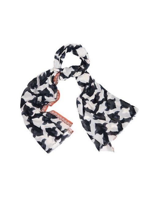 Saachi Multicolor Geometric Print Scarf