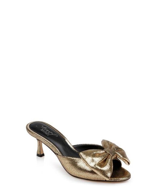 Badgley Mischka Metallic Kora Slide Sandal