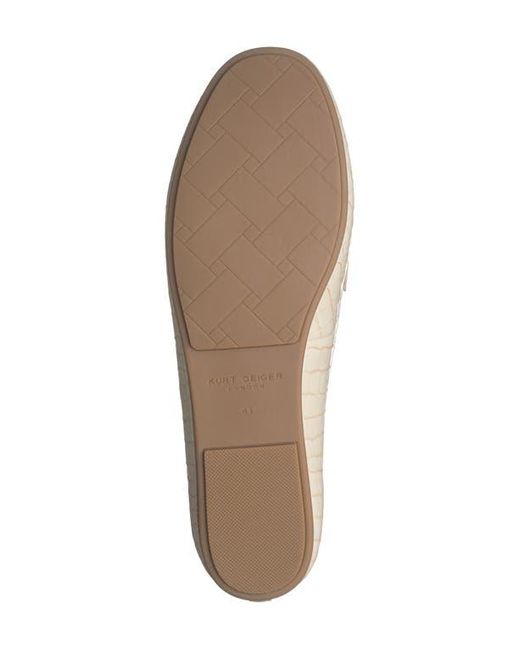 Kurt Geiger White Brixton Loafer
