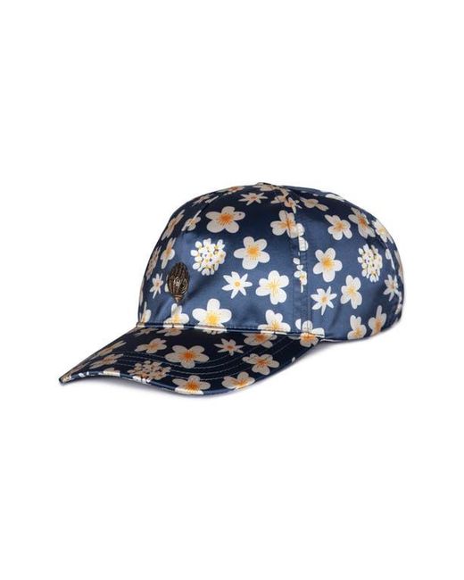 Kurt Geiger Blue Ditzy Floral Baseball Cap