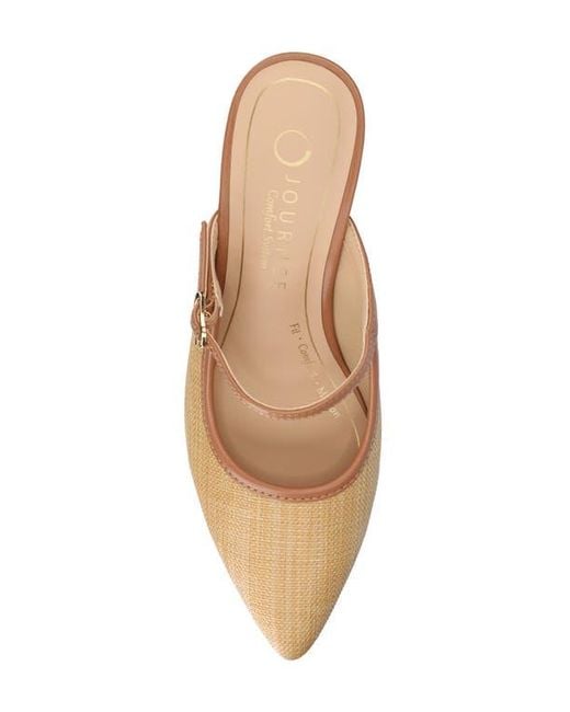 Journee Collection Brown Tiffee Pump