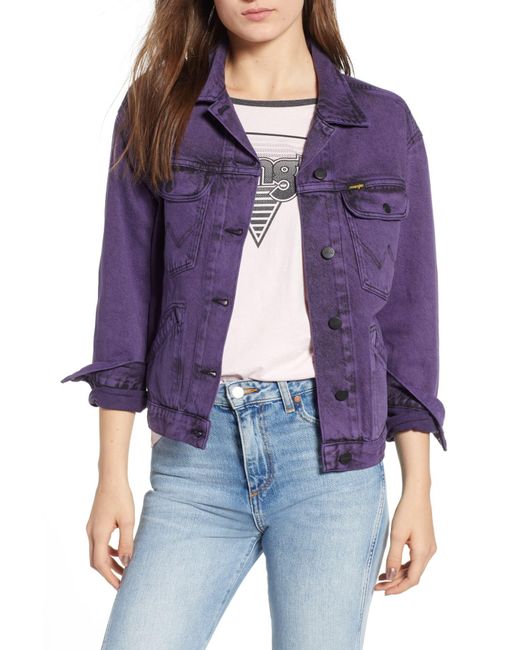 Wrangler Purple Denim Jacket