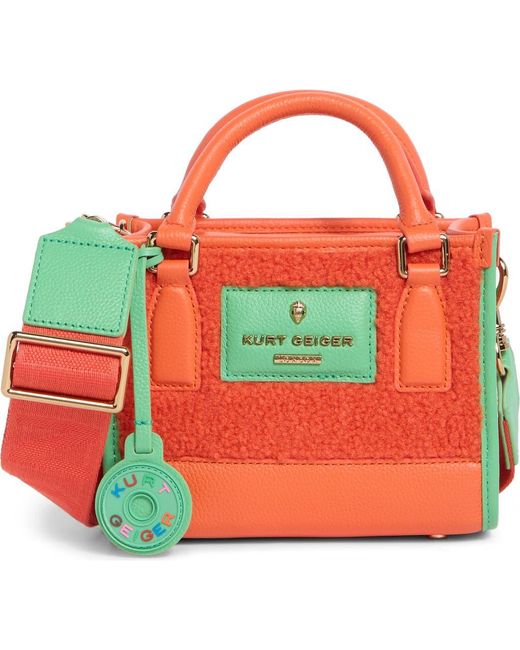 Kurt Geiger Red Chiswick X-Small Tote Bag