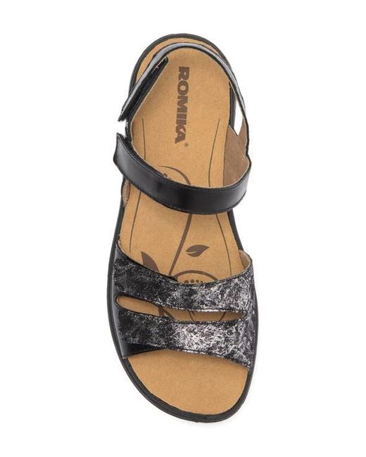 Romika White Ibiza Slingback Platform Sandal