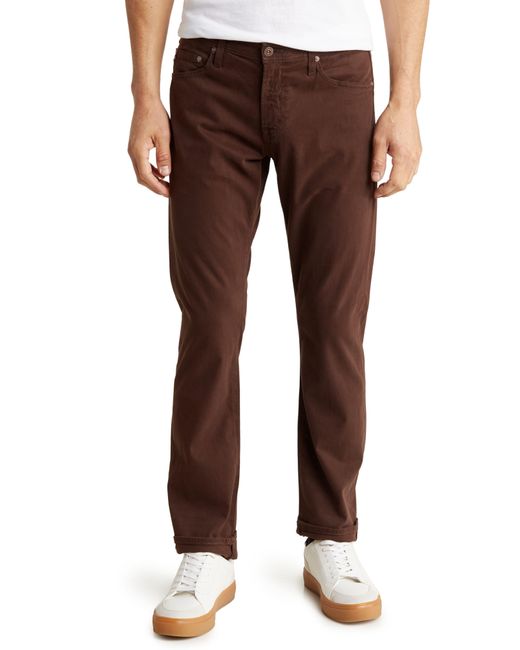 AG Jeans Graduate Sud Straight Leg Pants in Brown for Men | Lyst
