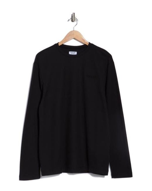 Hurley Black Textured Thermal Sweater for men