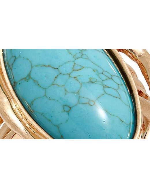 Melrose and Market Blue Turquoise Ring