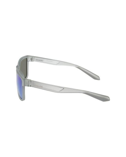 Dragon Blue 58Mm Rectangular Sunglasses