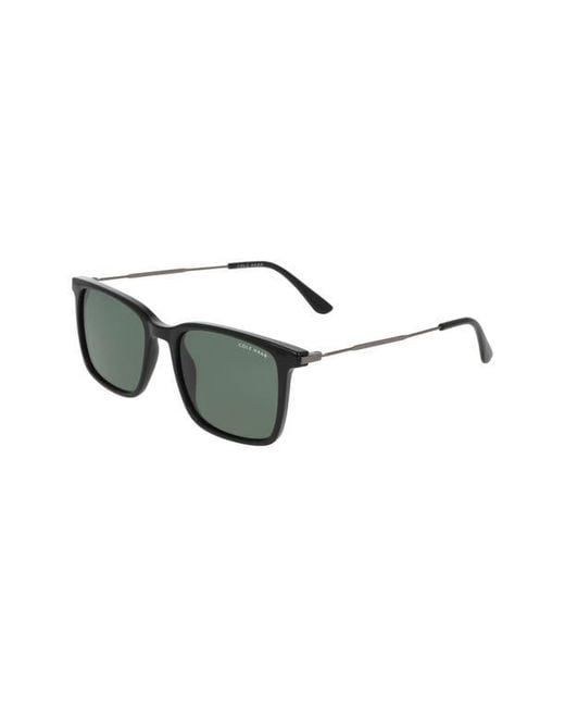 Cole Haan Green 55Mm Rectangular Sunglasses for men