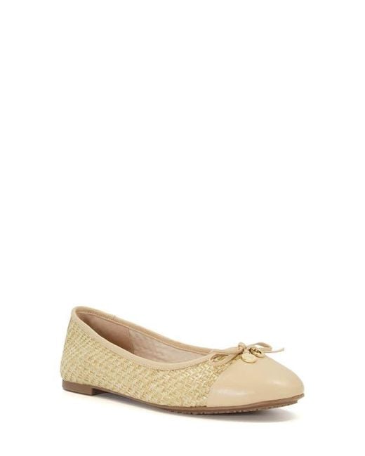 Dune Natural Hallo Ballet Flat
