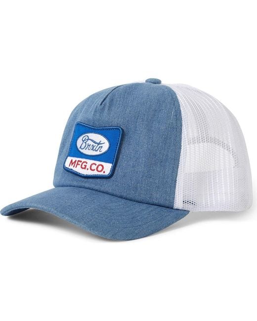 Brixton Blue Phillips Netplus Trucker Hat for men