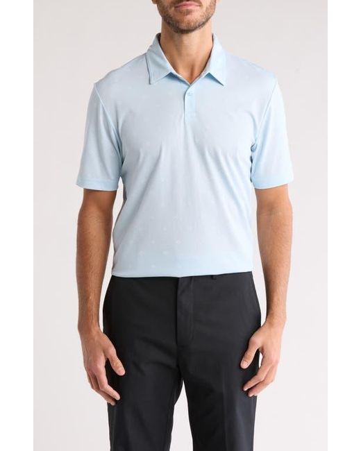 Travis Mathew Blue Final State No Logo Golf Polo for men