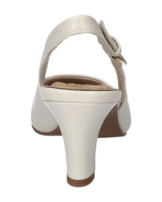 Easy Street White Ritsa Slingback Pump