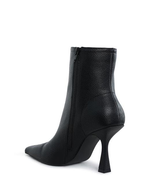 Rag & Co Black Tentia Pointed Toe Bootie