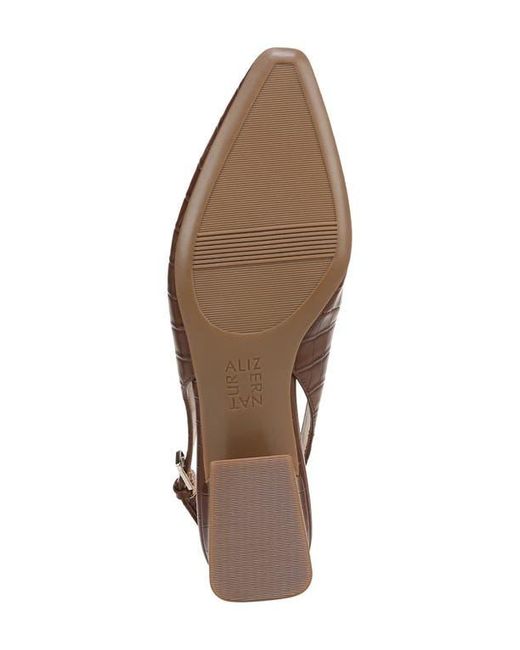 Naturalizer Brown Ginger Slingback Pump