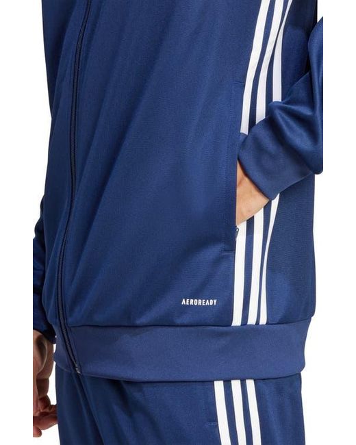 Adidas Blue Tiro 25 Essentials Training Jacket for men