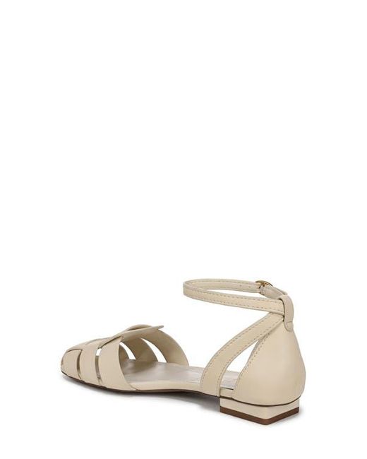 Franco Sarto White Taylon Fisherman Sandal