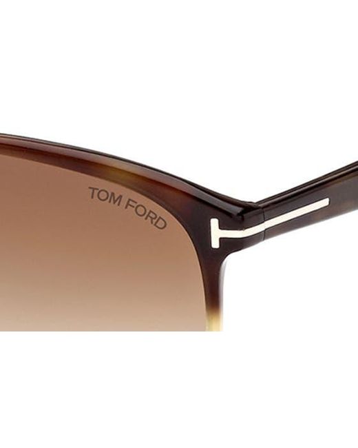 Tom Ford Brown 58mm Navigator Sunglasses for men