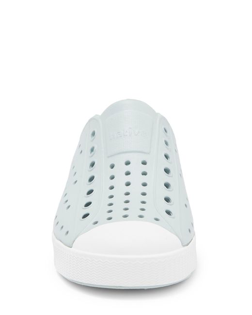Native Shoes Jefferson Water Friendly Slip-on Vegan Sneaker In Skip Blue/shell White At Nordstrom Rack